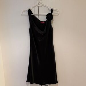 STAUD Black Mini Dress